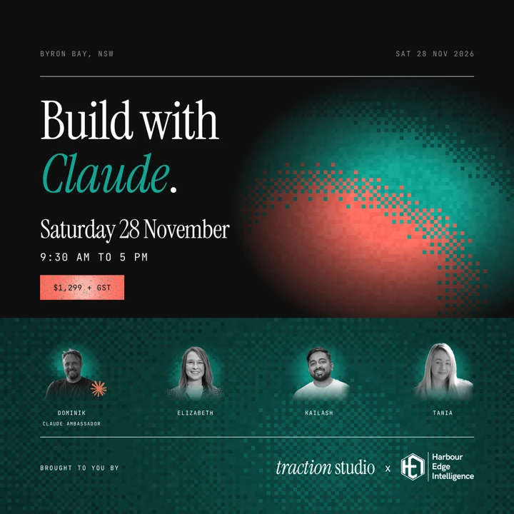 Build with Claude, Byron Bay, Sat 28 Nov